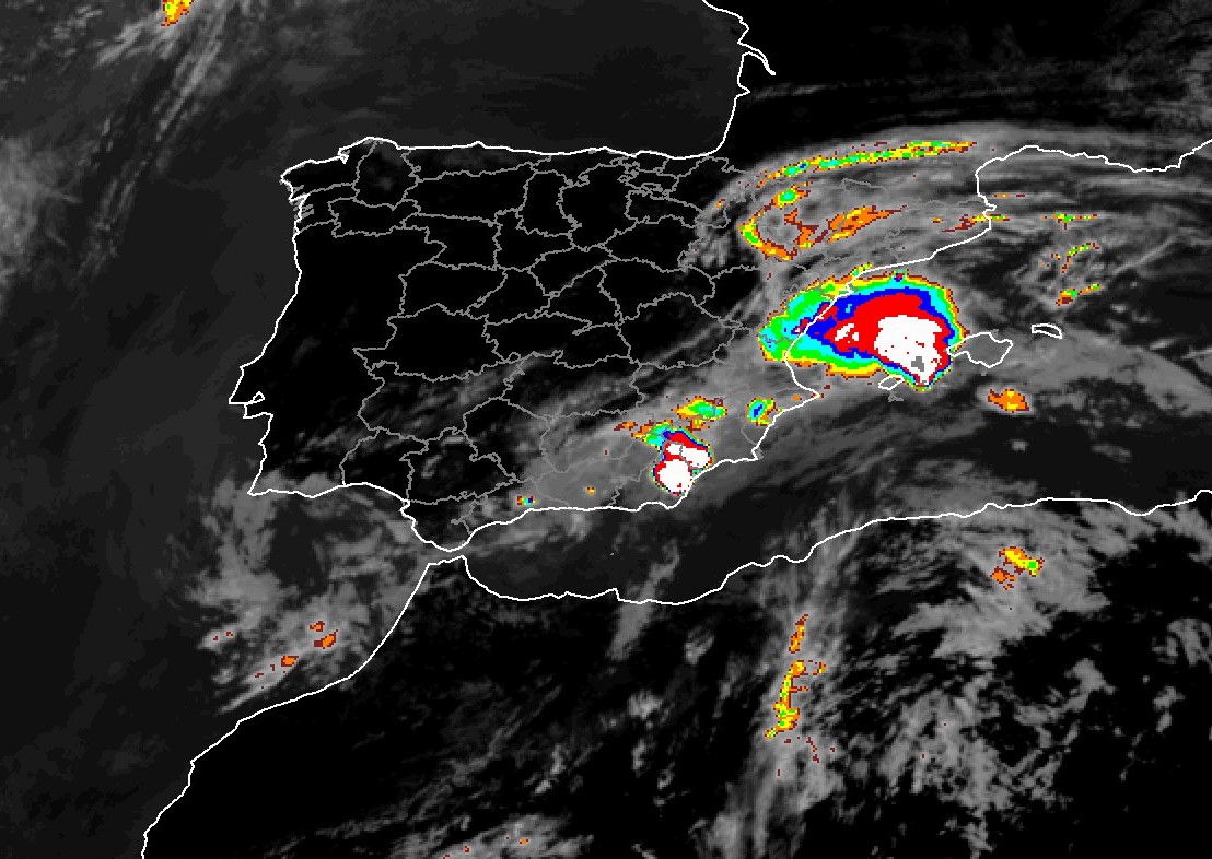 Convección sobre el Mediterráneo Occidental: Estudio sinóptico y observación remota
